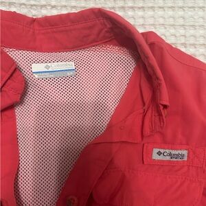 Columbia Vibrant Pink Shirt